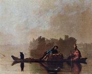 George Caleb Bingham Fur Traders Descending the Missouri oil painting reproduction